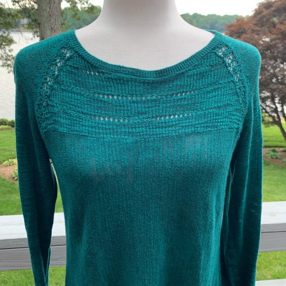 Knitted & Knotted Slub Knit Swing Tunic Sweater - Picture 3 of 10